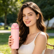 Insulated Stainless Steel Bottle with 2-in-1 Lid