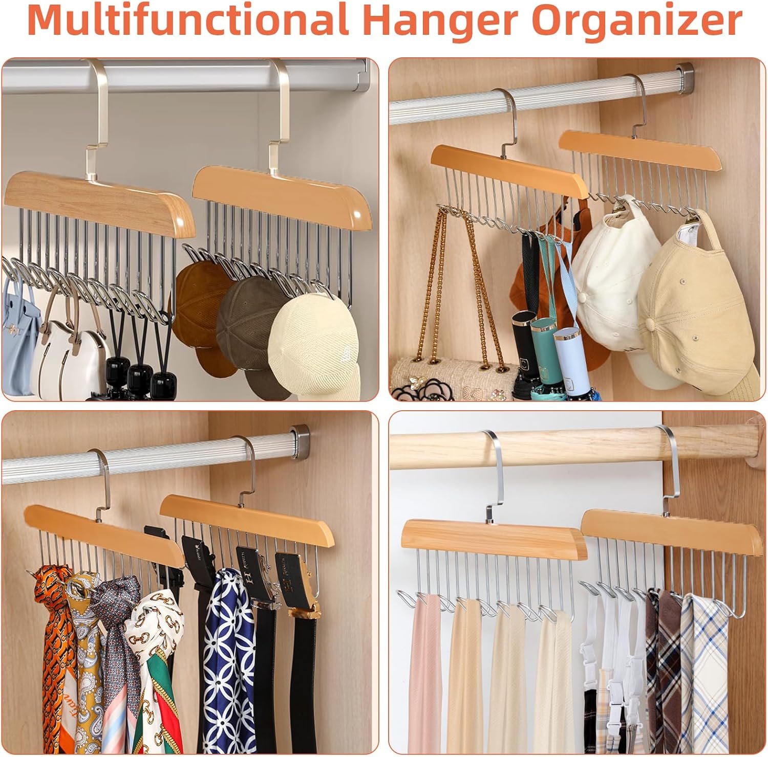 8-Hook Belt Hanger (Set of 2)