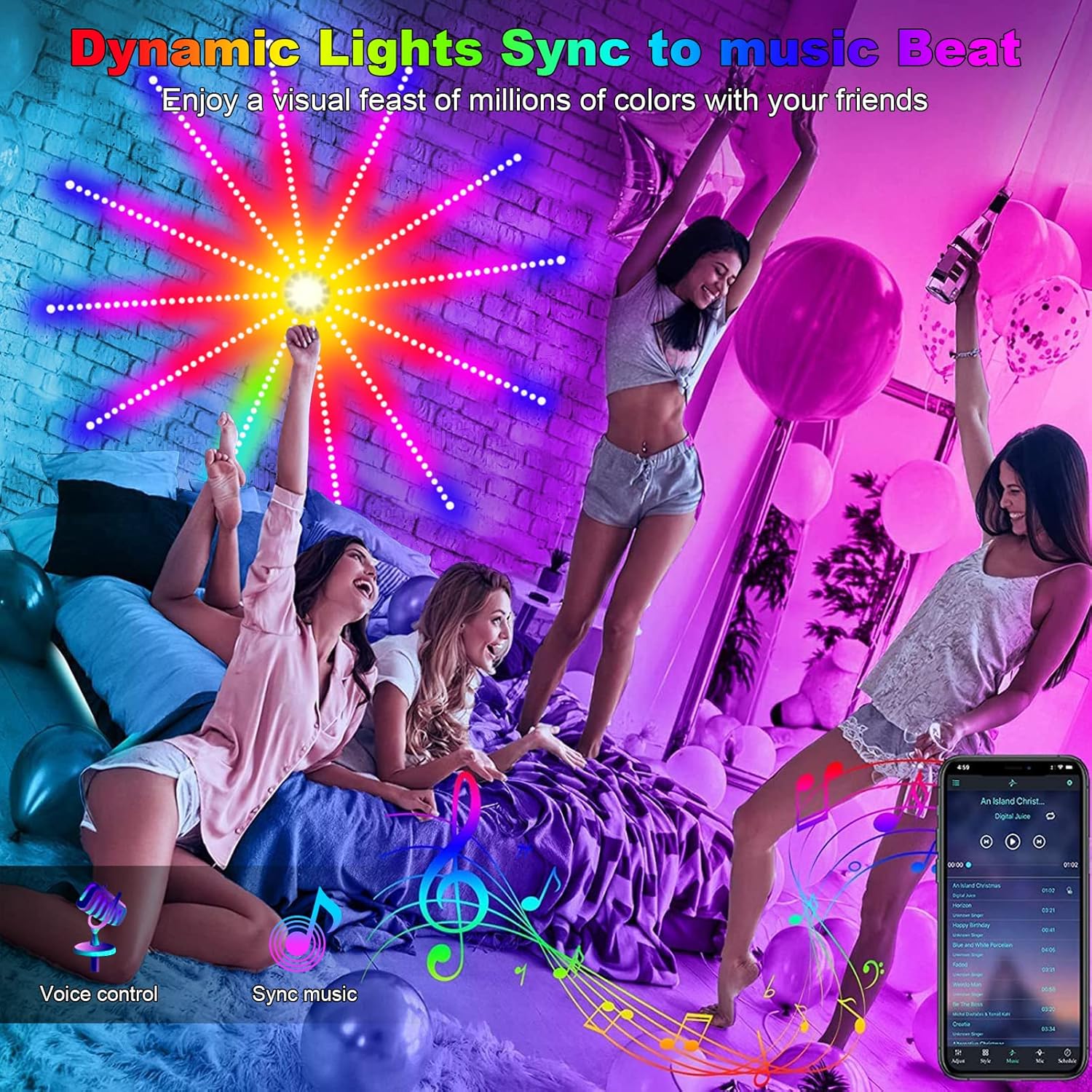 Fireworks LED Strip Lights