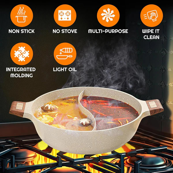 2-in-1 Divided Hot Pot