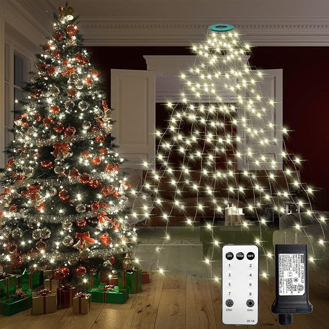 Easy Setup Smart Christmas Tree Lights 400 LED