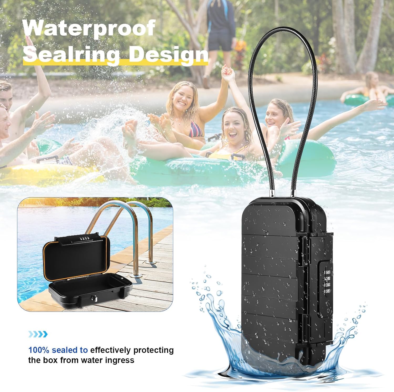 Portable Waterproof Safe Box