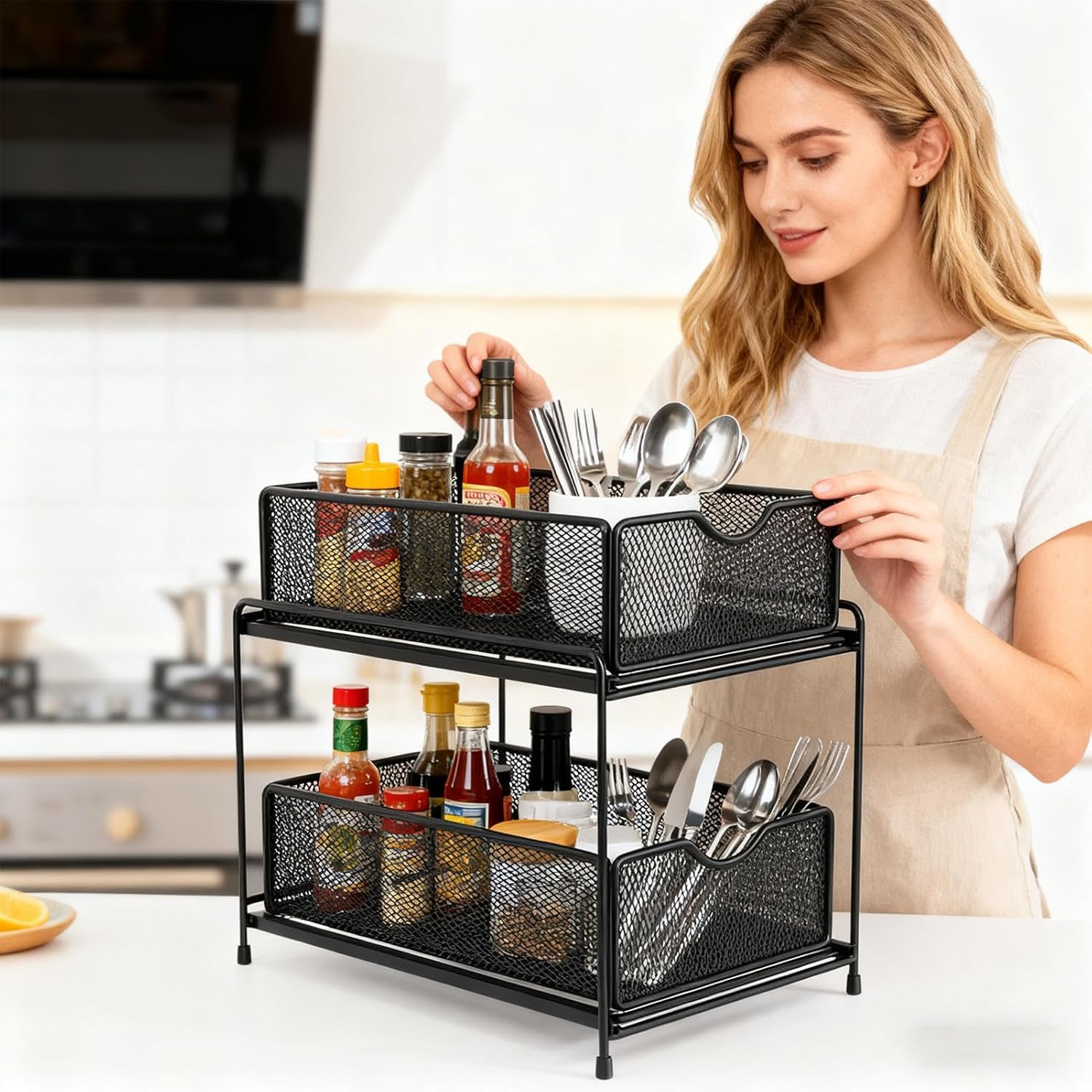 Sliding Under Sink Organizer