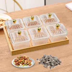 Divided Snack Serving Tray
