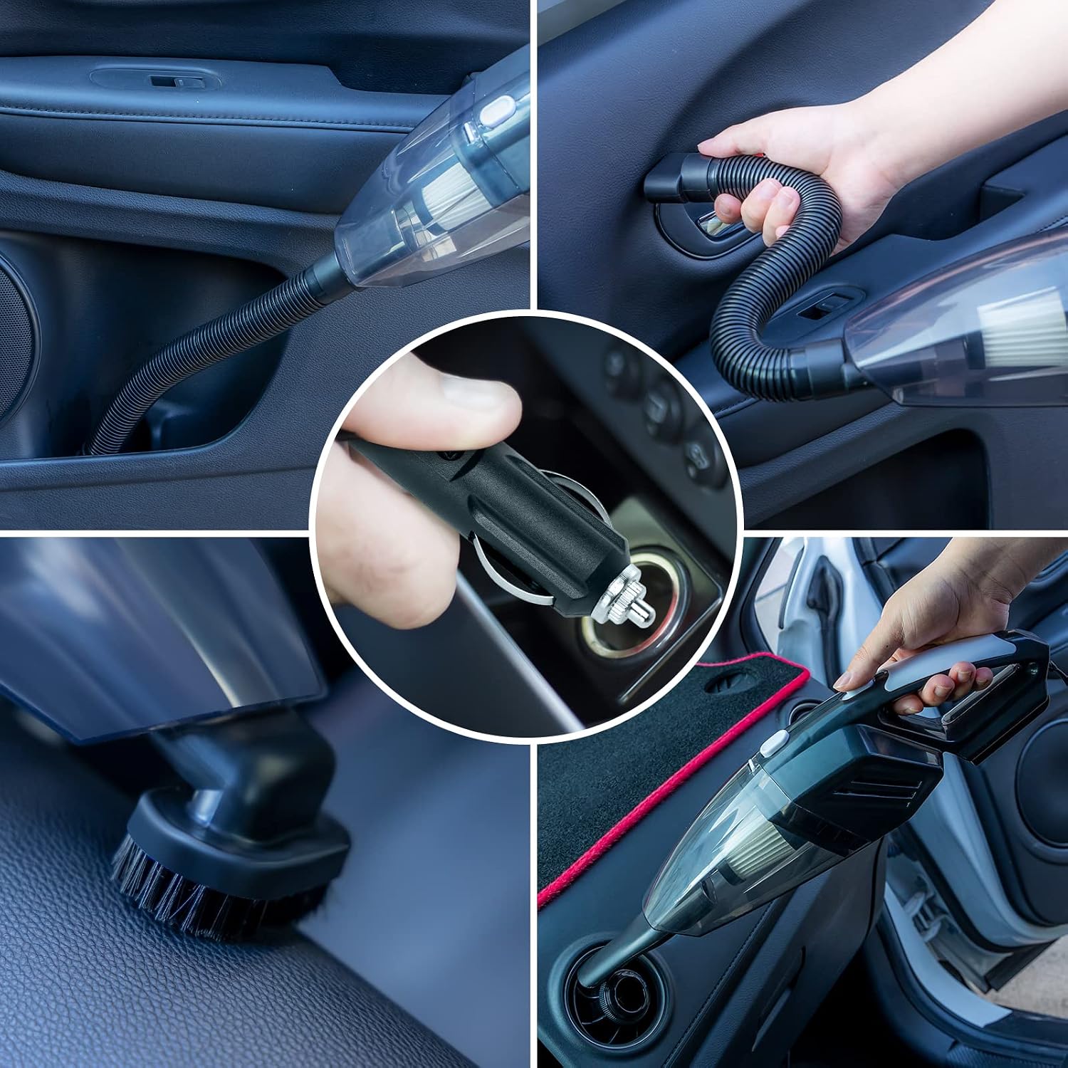 Car Interior Detailing Kit with Vacuum