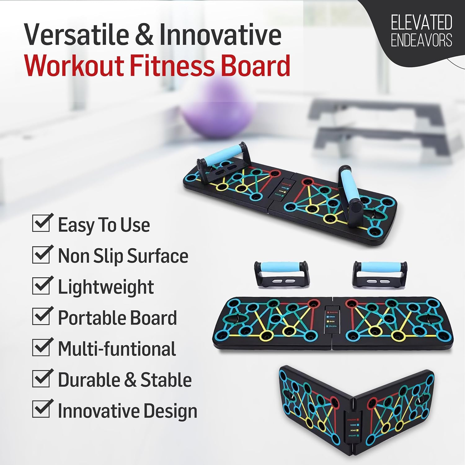 18 in 1 Foldable Push Up Board
