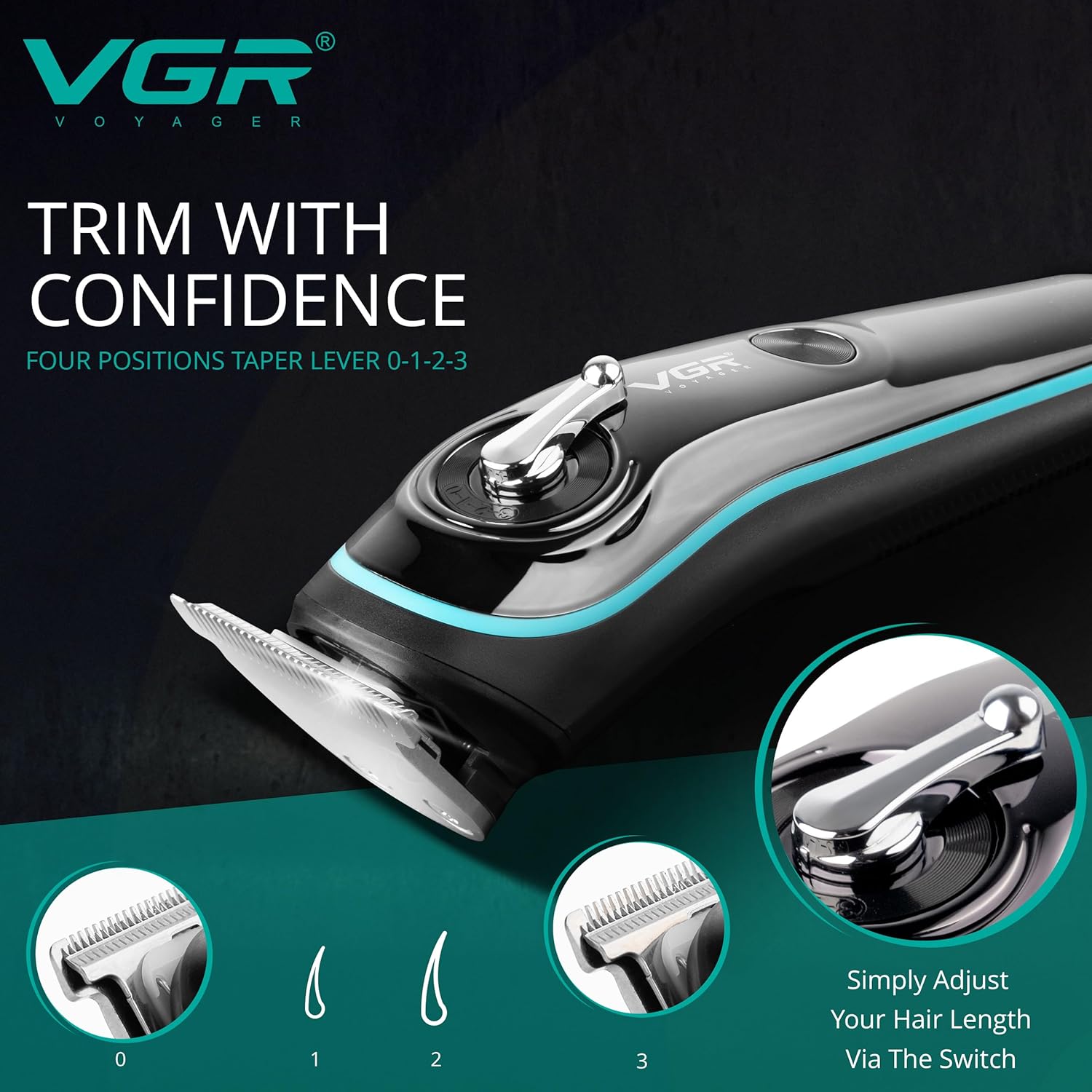 VGR Blade Trimmer V-075