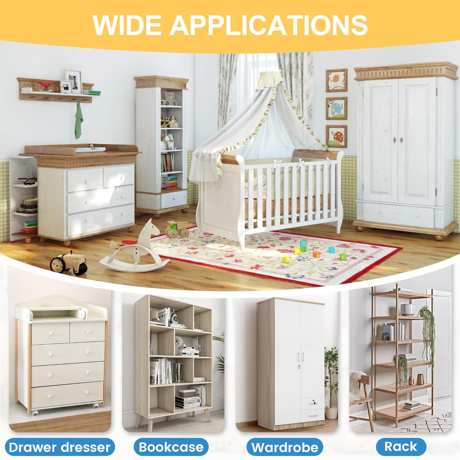 Furniture Anti-Tip Anchor Pack