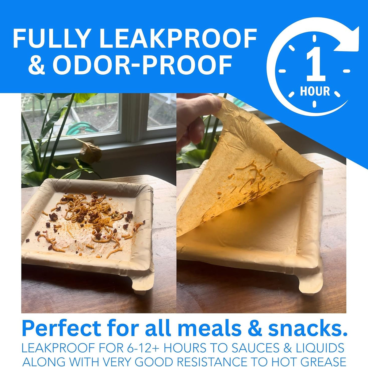 Reusable Peel-Away Plates (Set of 20)