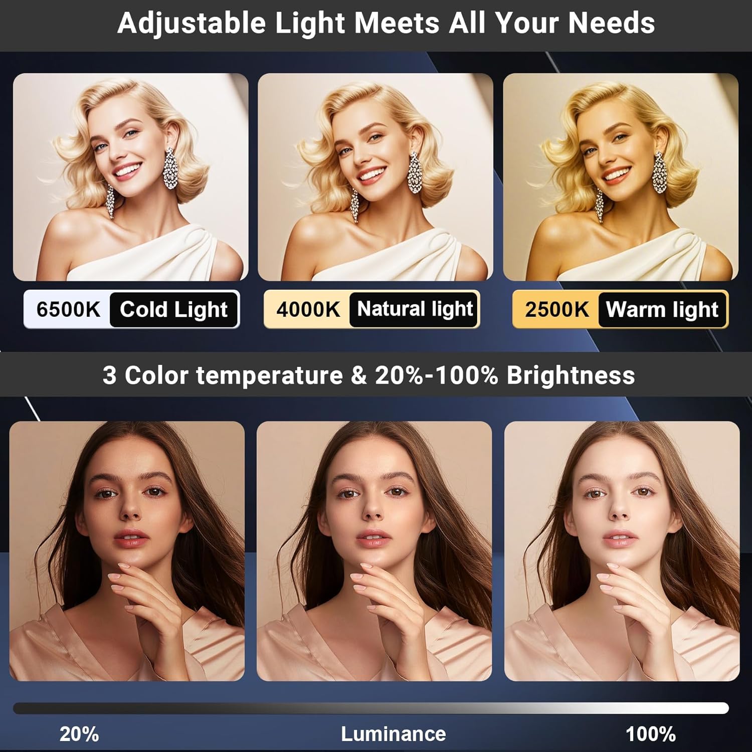 Portable Selfie Ring Light