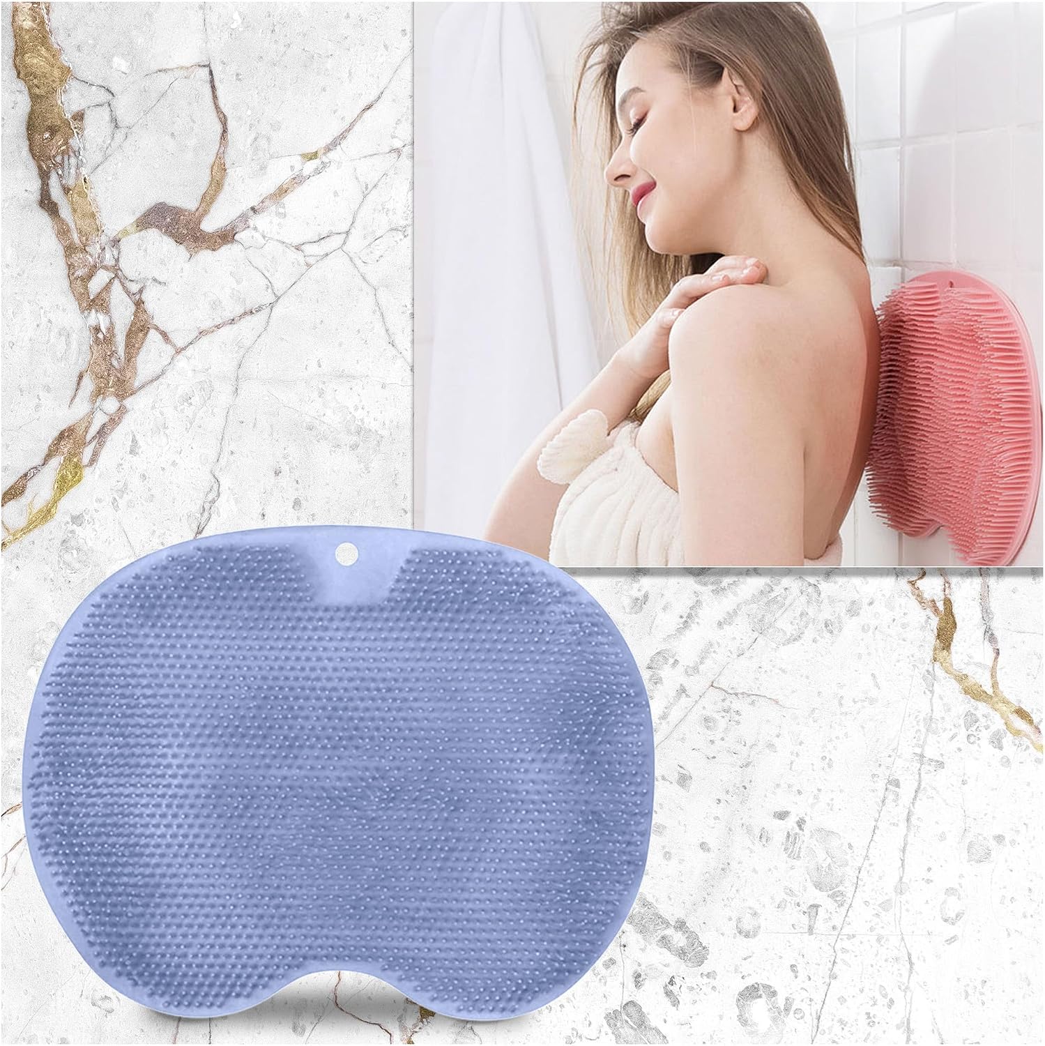 Silicone Shower Foot Scrubber Mat