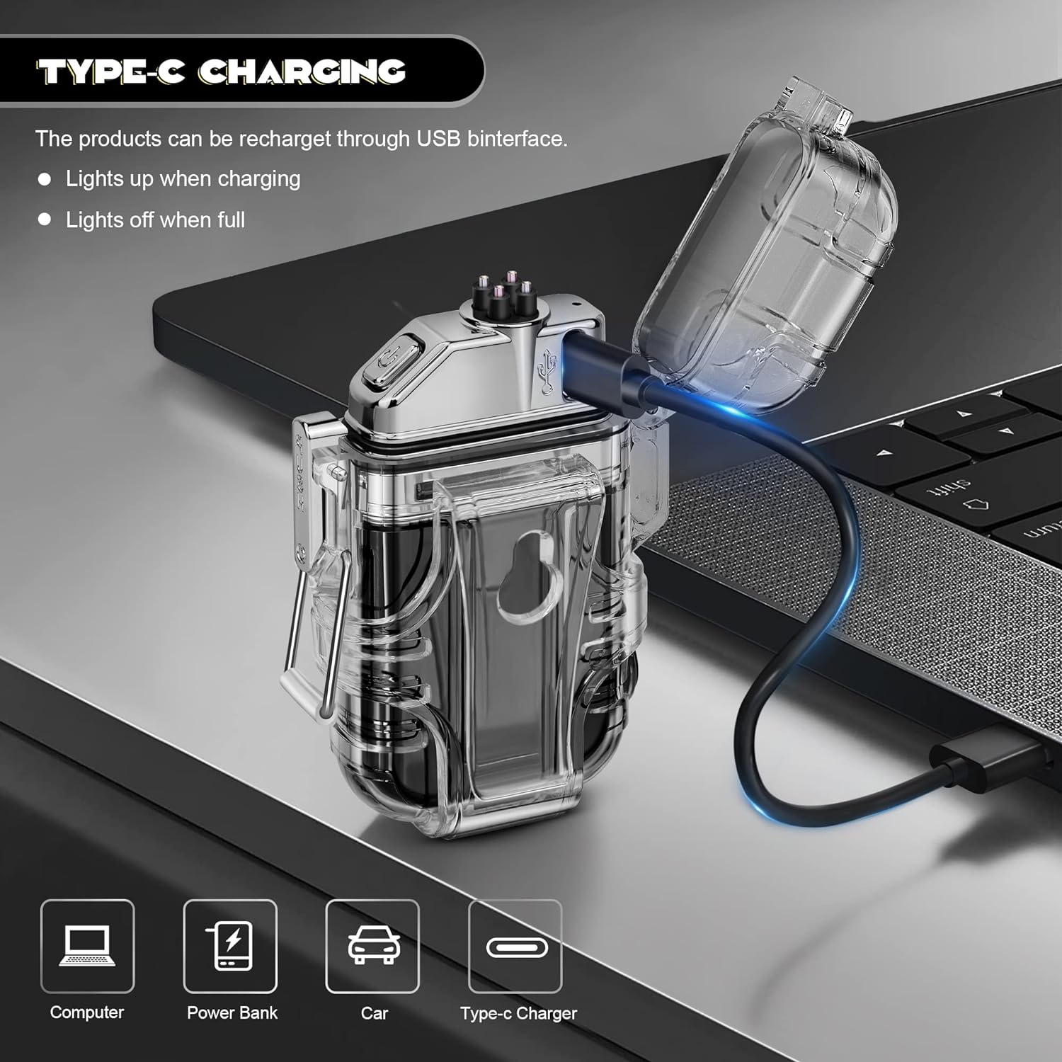 2 in 1 Electric Lighter and Light