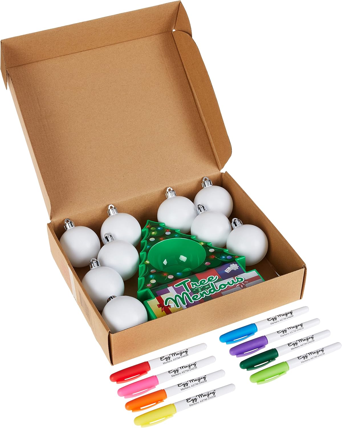 Spin Art Christmas Ornament Craft Kit