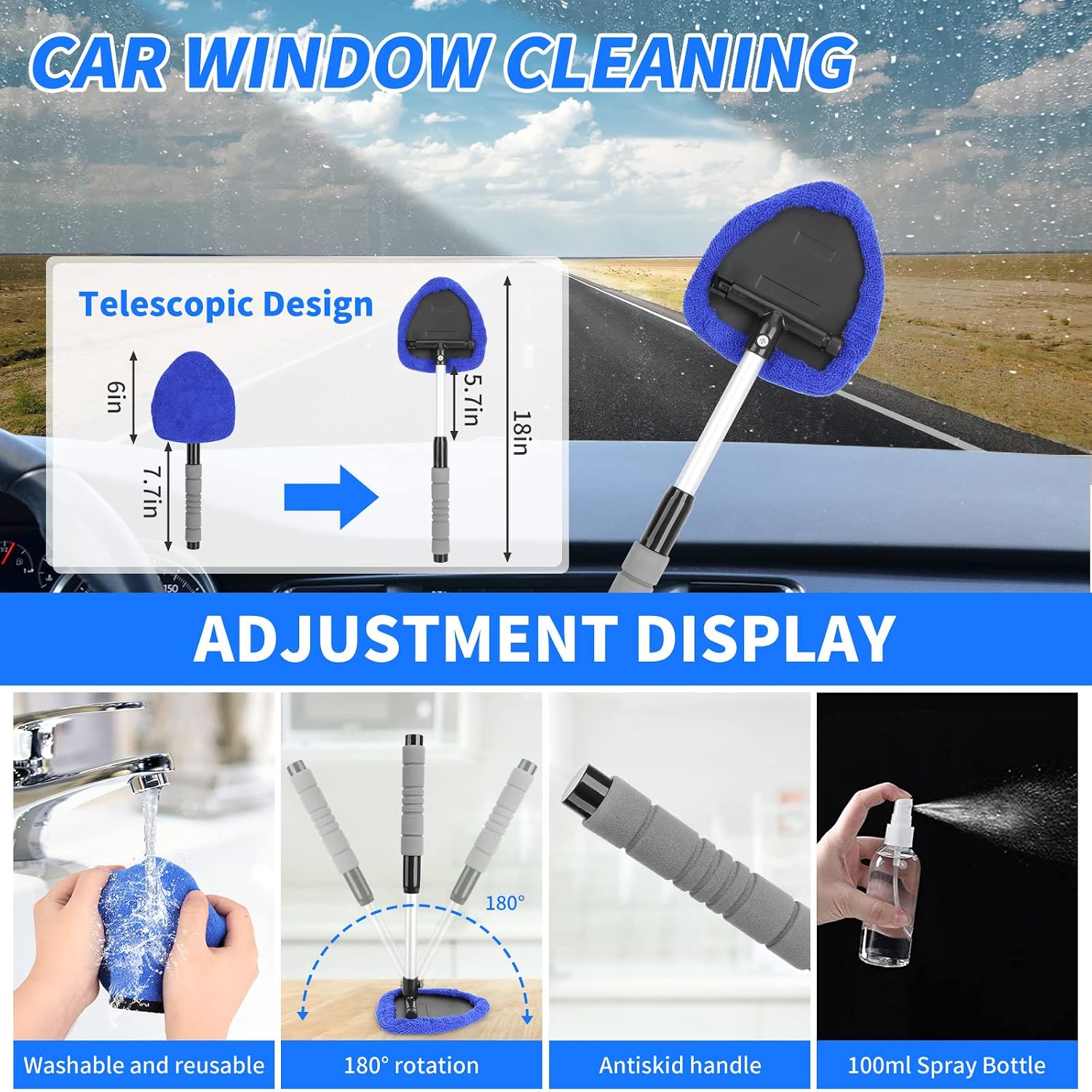 Car Interior Detailing Kit with Vacuum