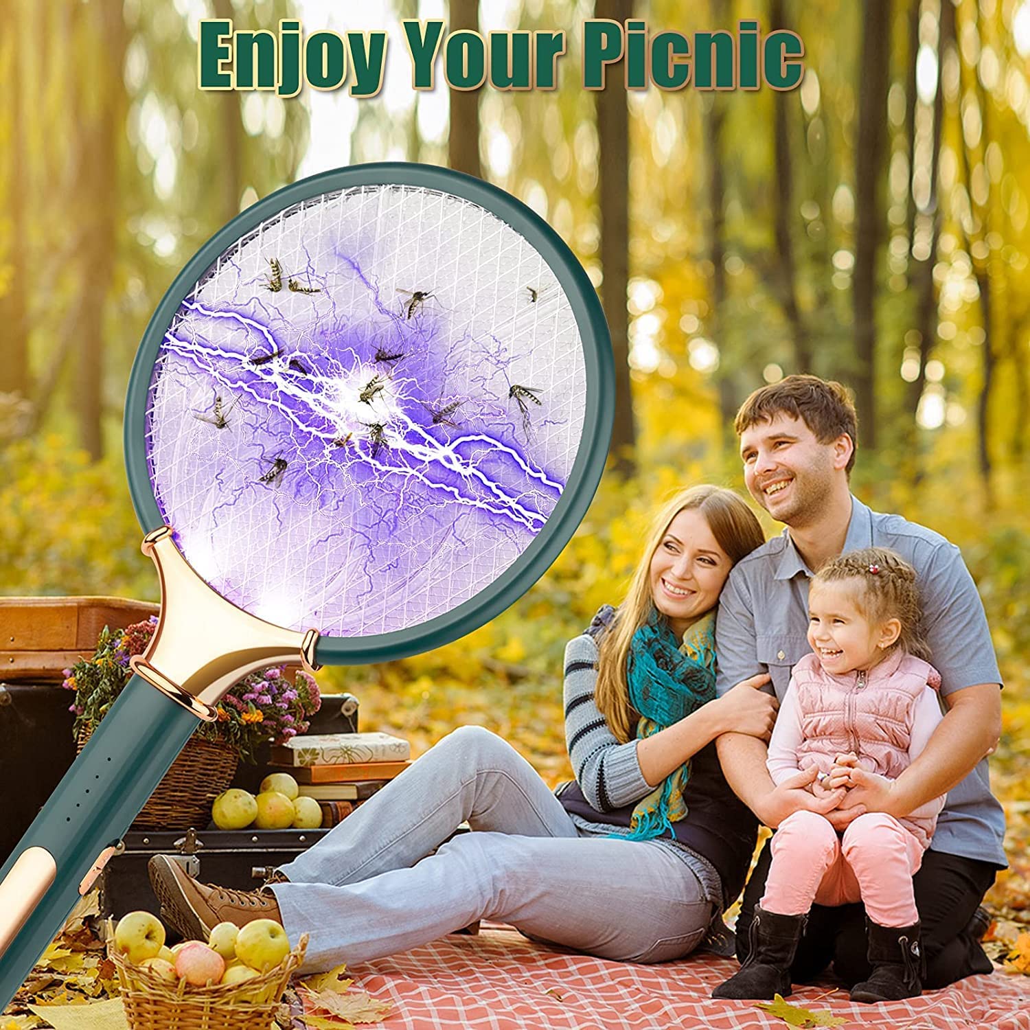 Rechargeable Electric Mosquito Racket