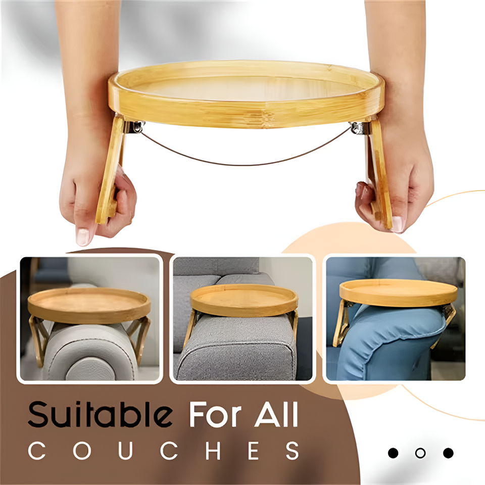 Bamboo Sofa Arm Tray