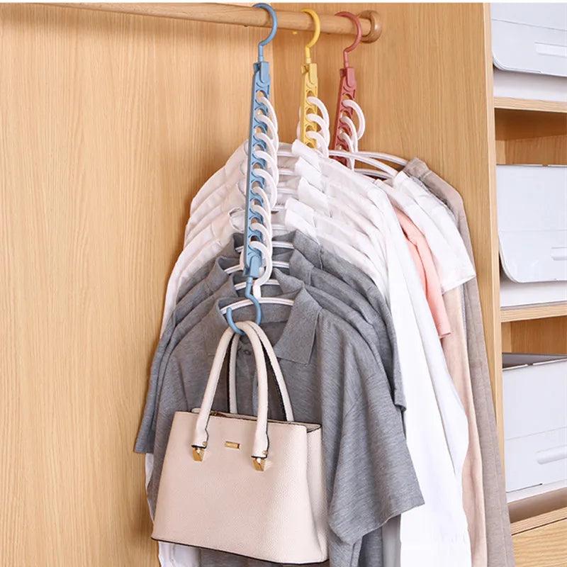 9-Holes Space Saving Hangers