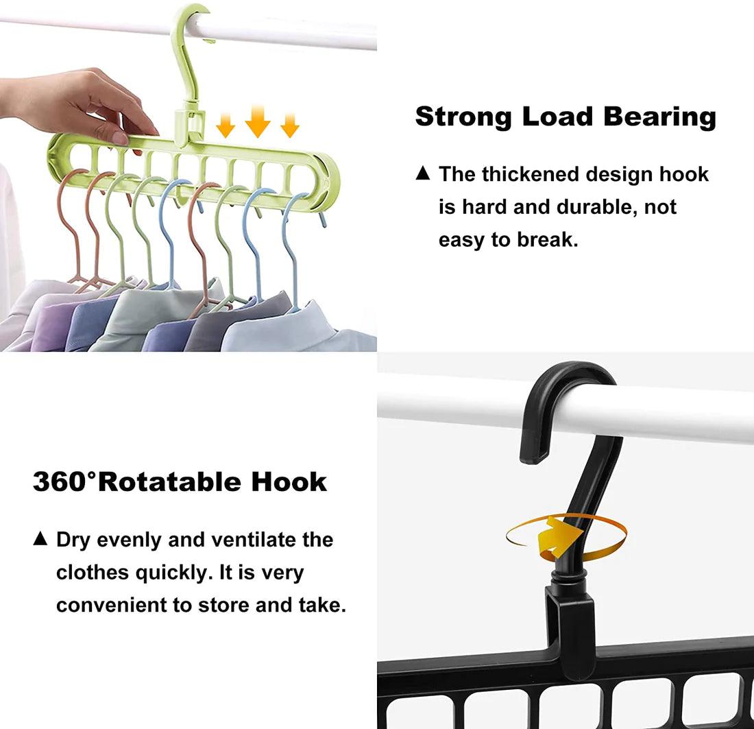 9-Holes Space Saving Hangers