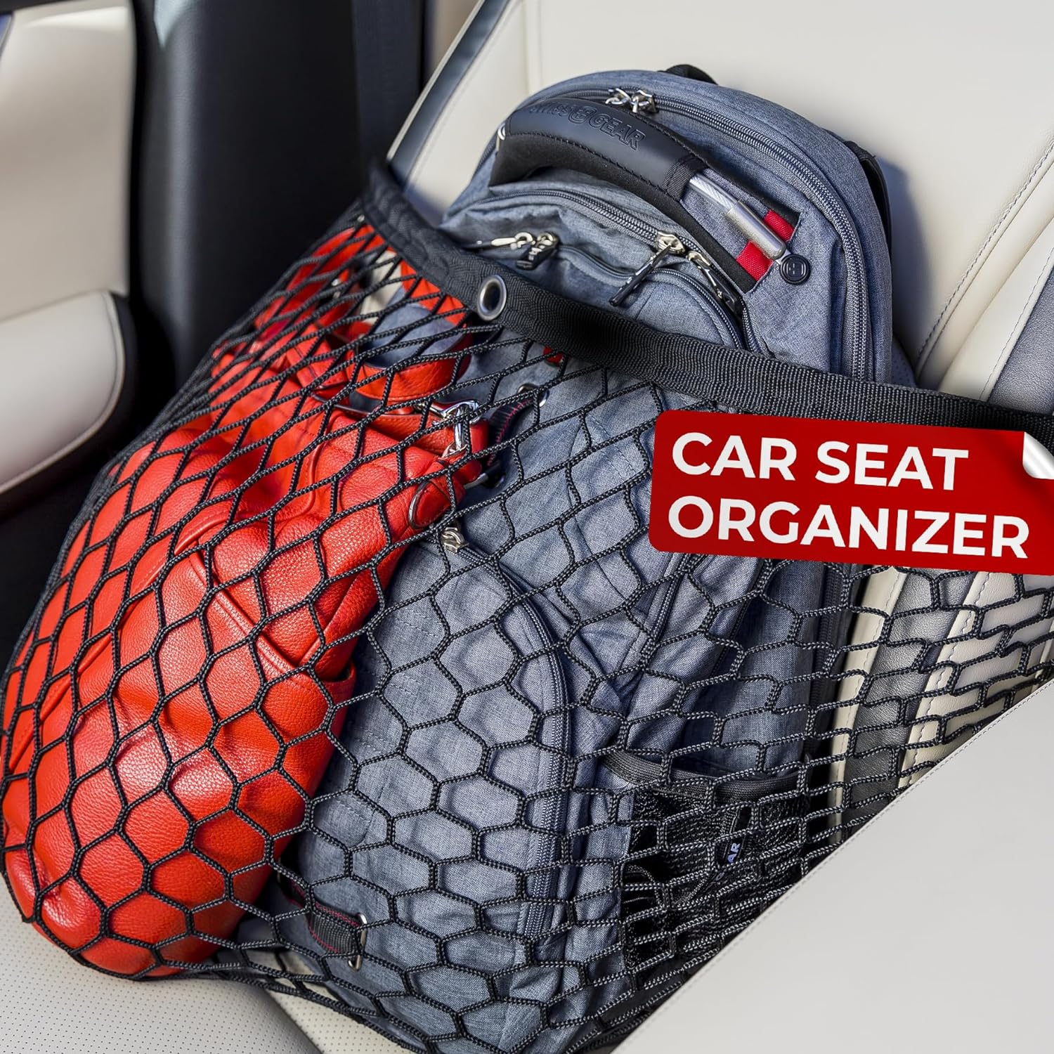 Car Seat Net Organizer