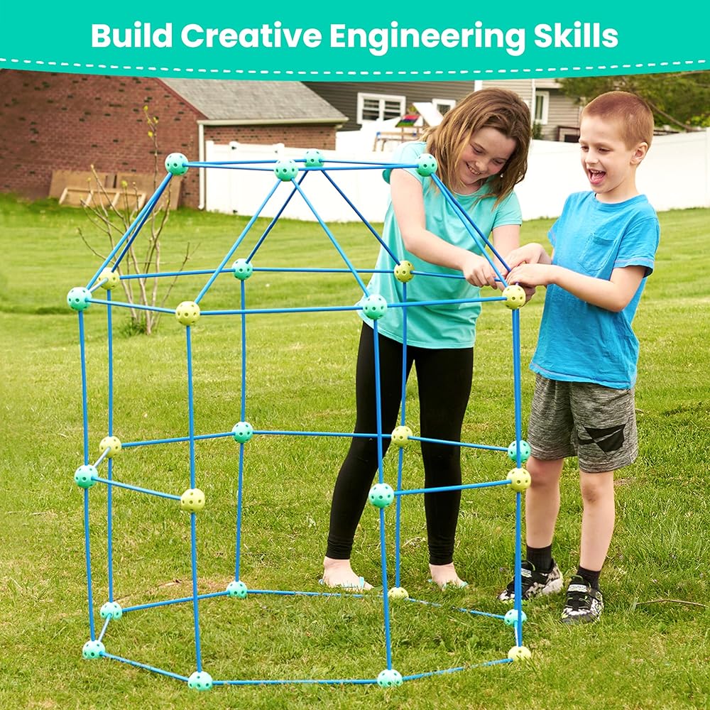 Kids Fort Building Kit – 100 Pieces Set