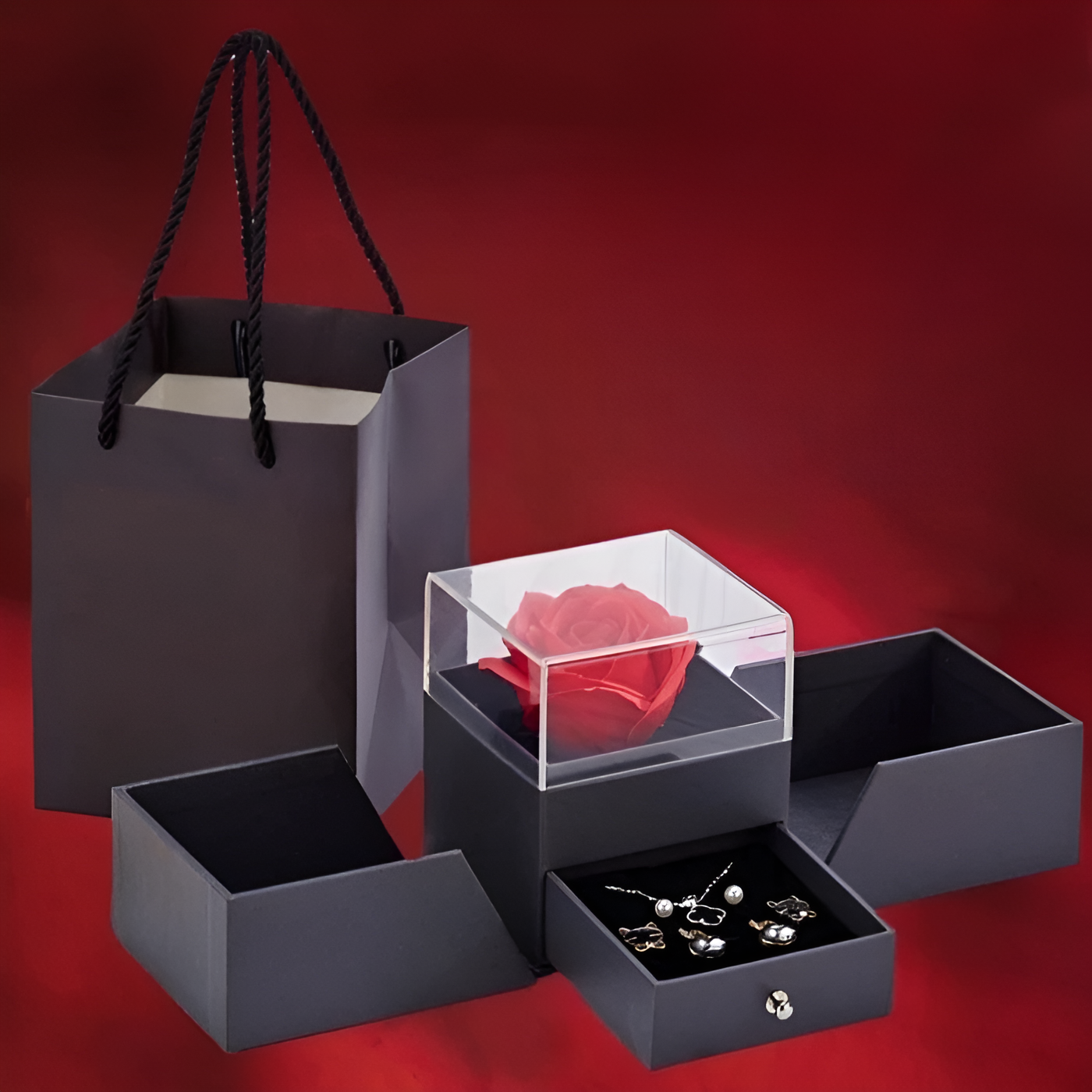 100 "I Love You" Necklace Box