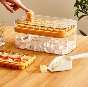 One Button Ice Cube Tray