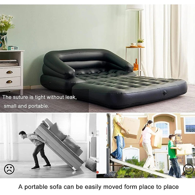 5-in-1 Inflatable Sofa Bed