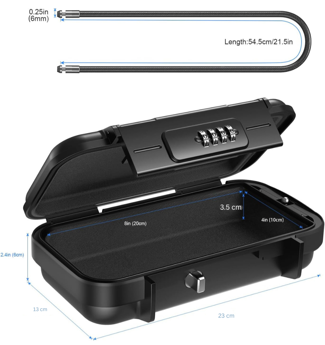 Portable Waterproof Safe Box