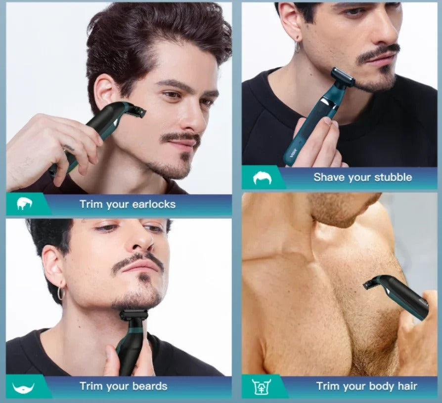 VGR V-393 2 in 1 Face and Body Electric Shaver