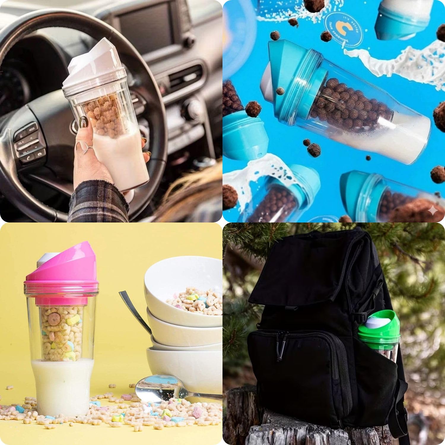 Portable Crunch Cup Container