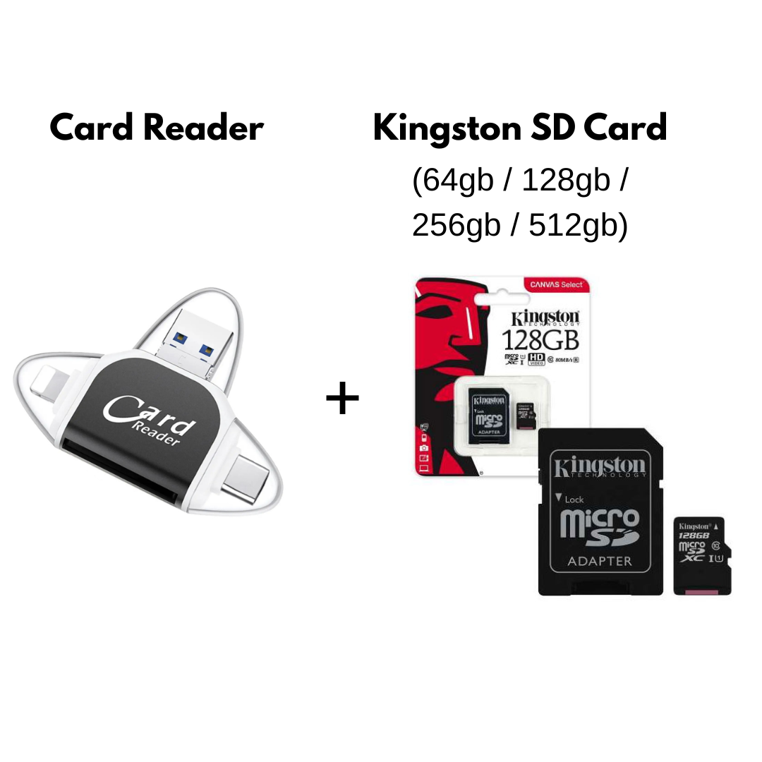4-in-1 Universal Memory Card Reader