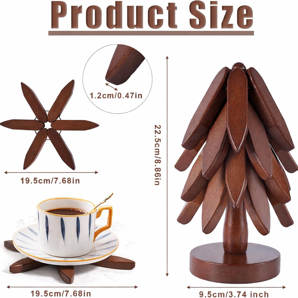 Tree Wooden Trivets