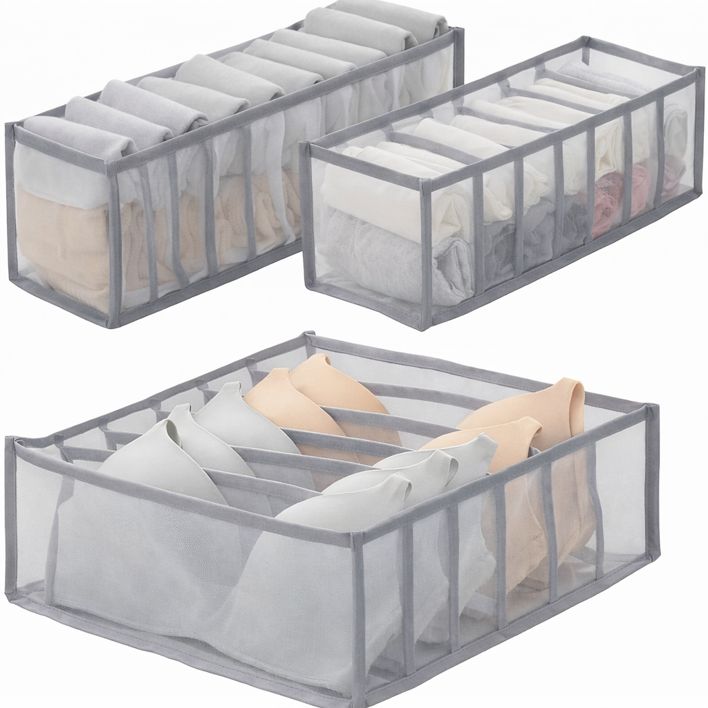 3 Pieces Drawer Organizer Set