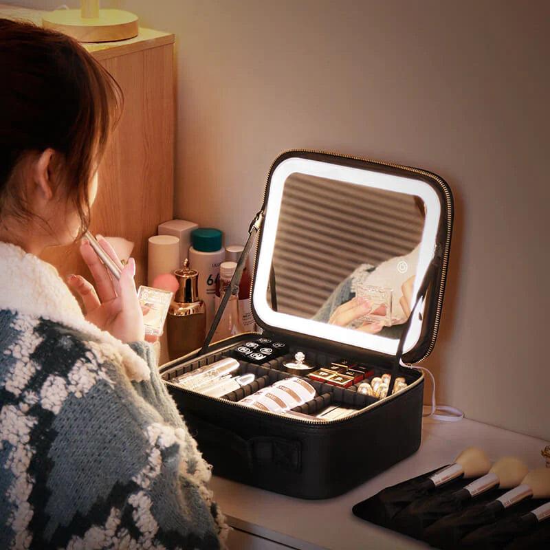 Makeup Bag with LED Mirror - 961stores