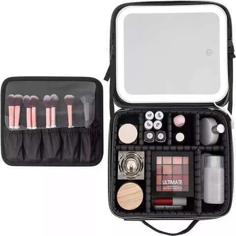 Makeup Bag with LED Mirror - 961stores
