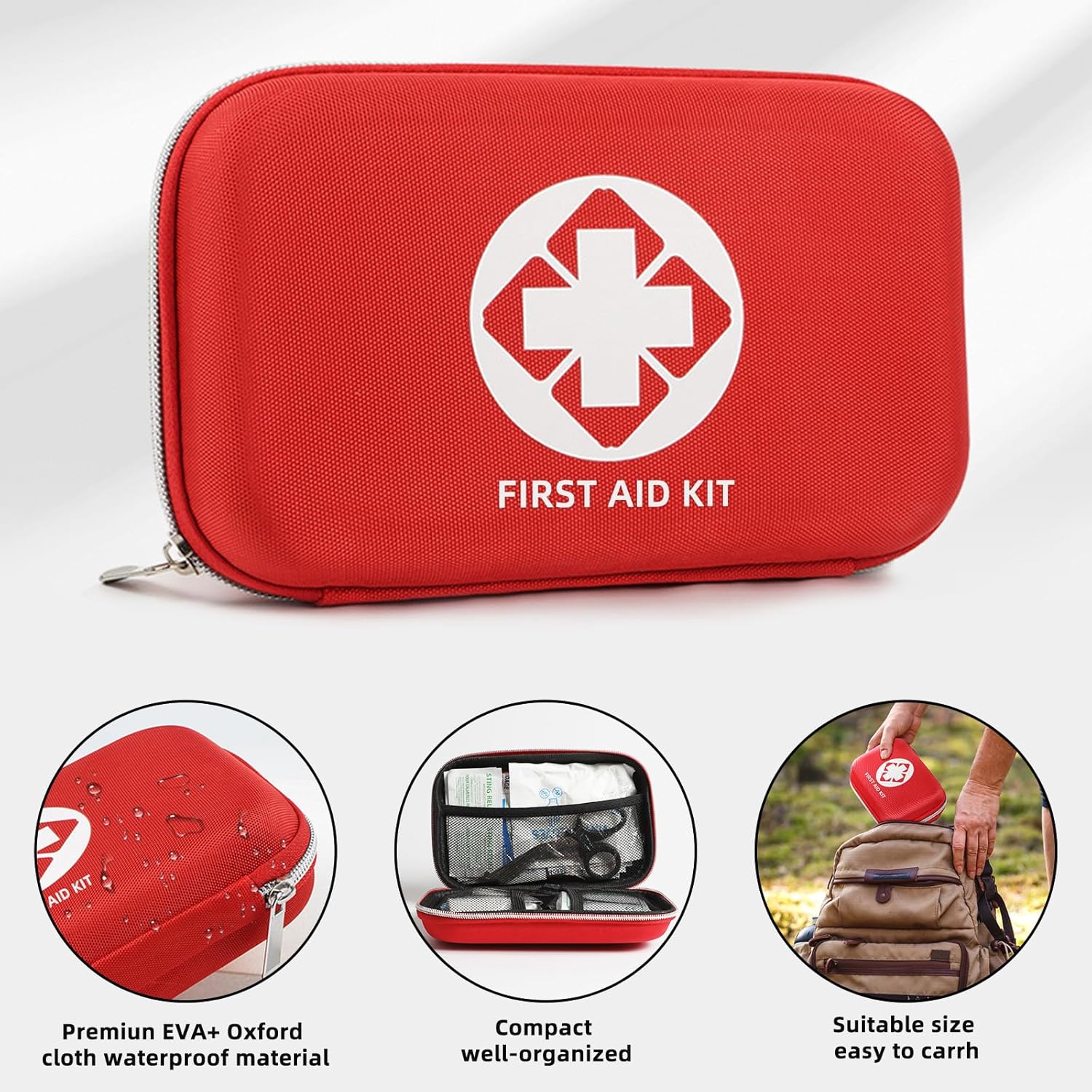 Compact Travel First Aid Kit