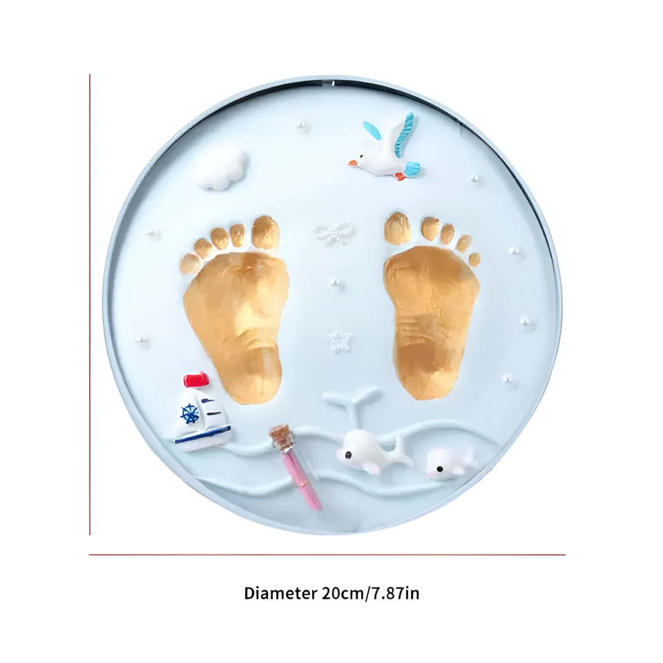 DIY Baby Handprint & Footprint