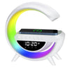 Alarm Clock RGB Lamp with Wireless Charging