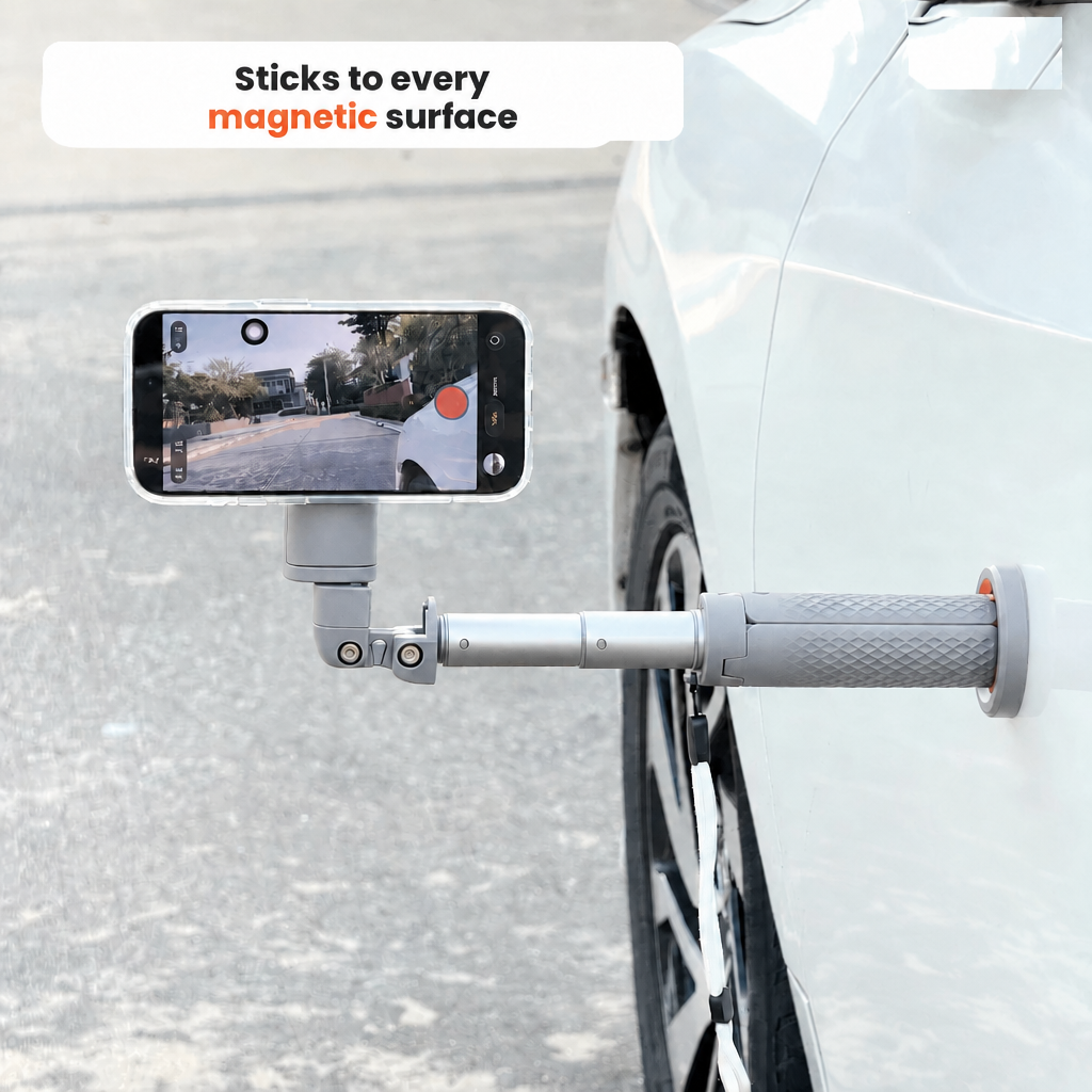 Magnetic Phone Stand with Tripod and Mounts