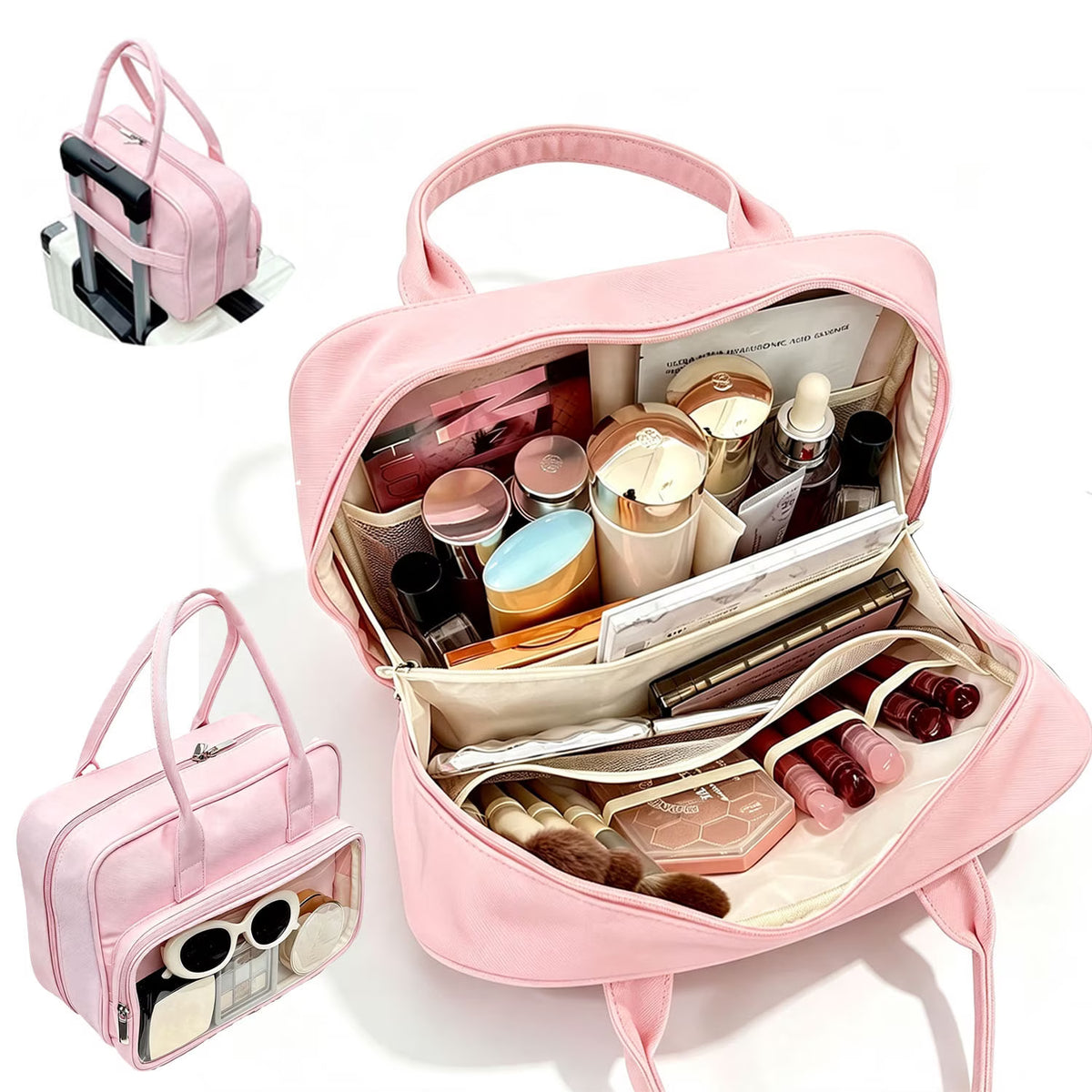 Handheld Dry Wet Separation Toiletry Bag