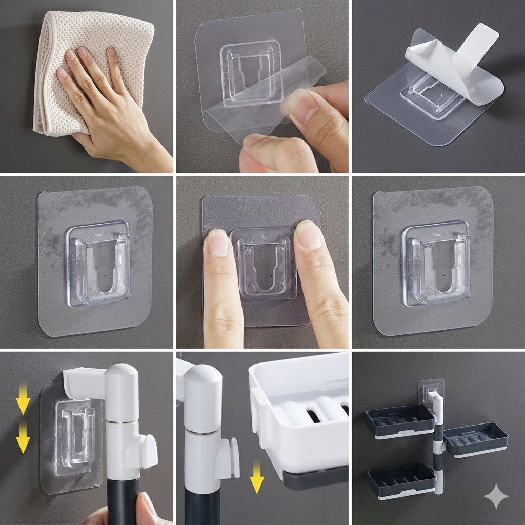 3-Layer Rotatable Soap Holder