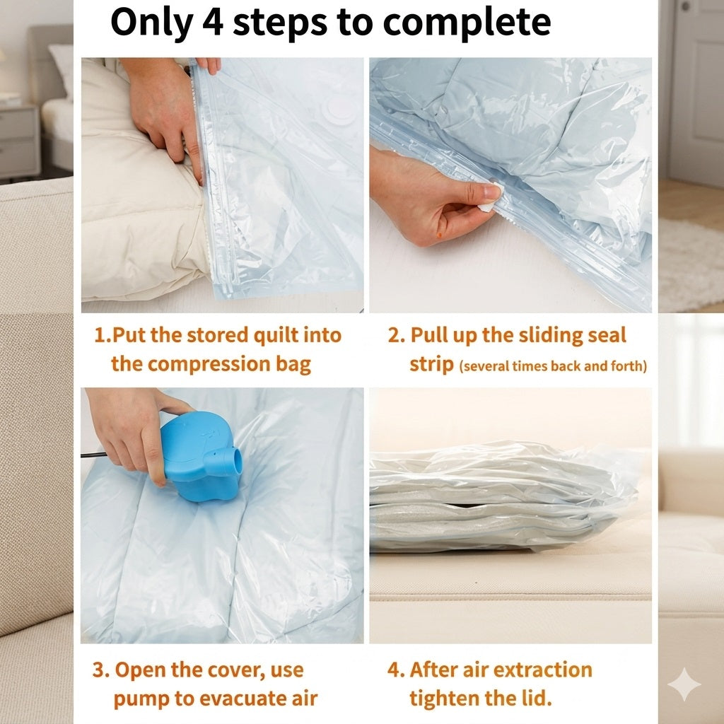 Scented Vacuum Storage Bags (Set of 4)