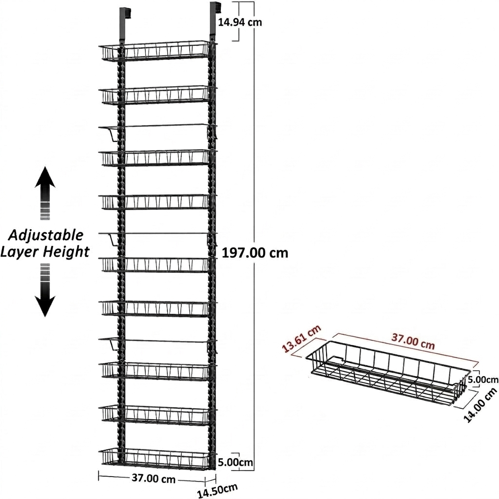 Over Door Storage Rack
