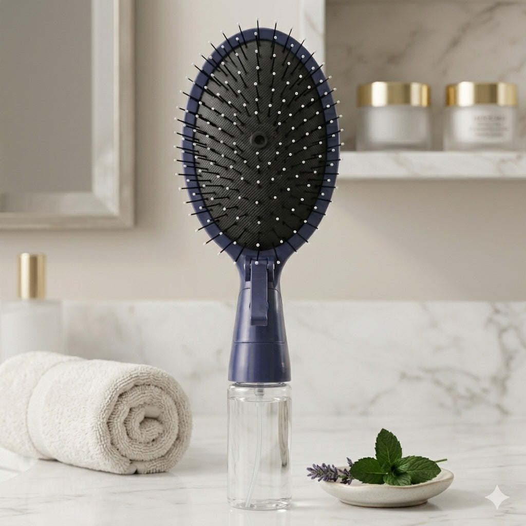 2-in-1 Spray Hair Brush