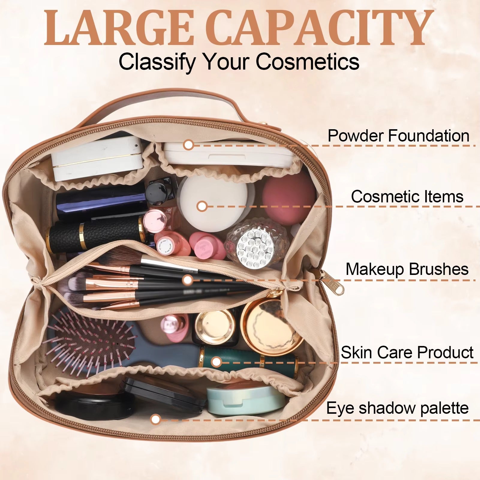 Large Makeup Bag