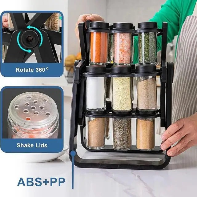 18-Jar Rotating Rack