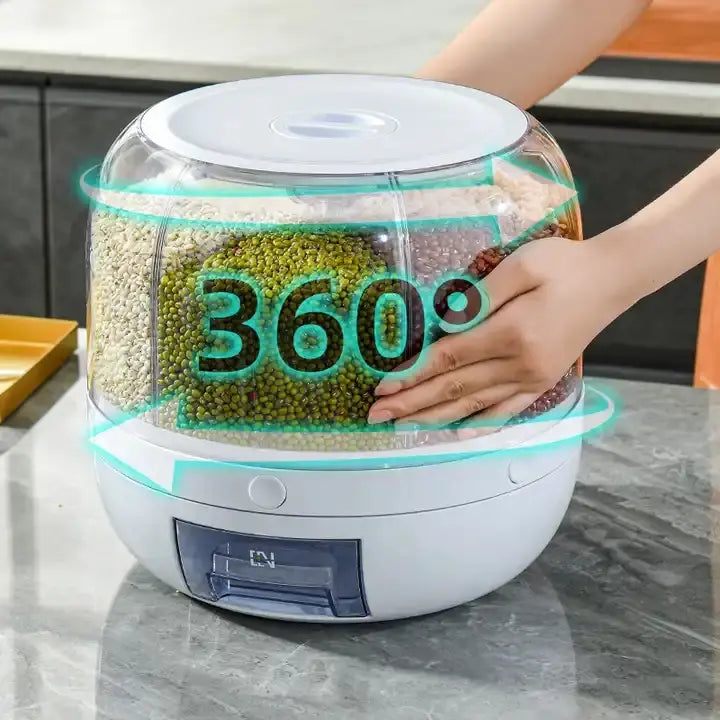 6-Grid Food Dispenser