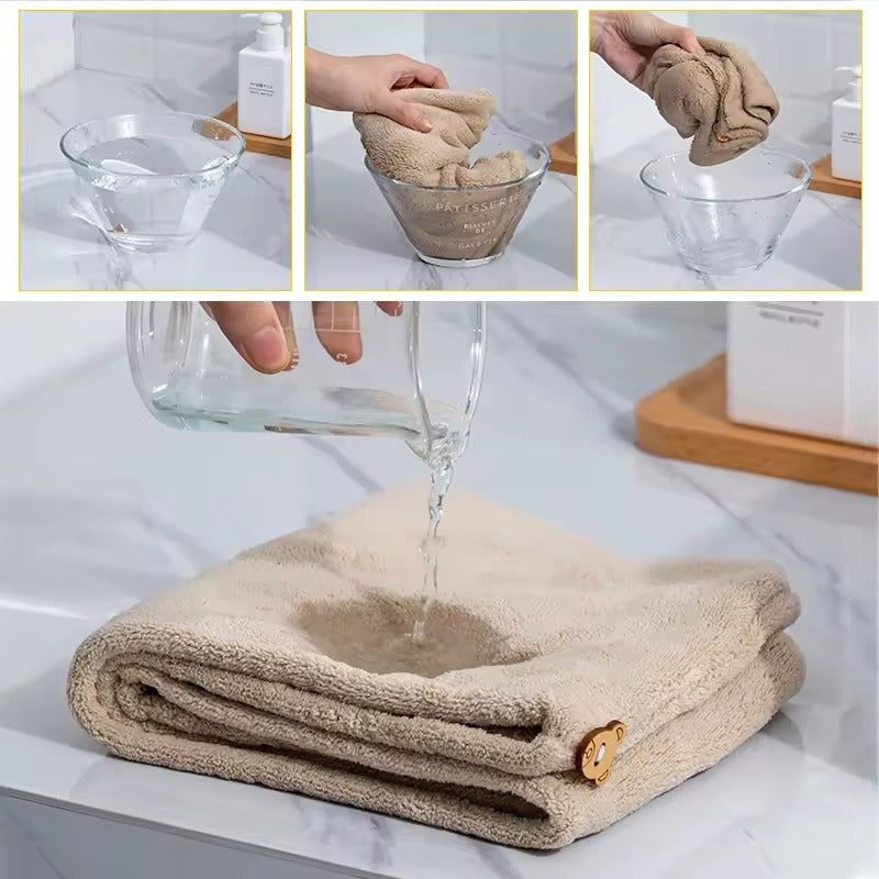 Highly Absorbent Hair Drying Cap