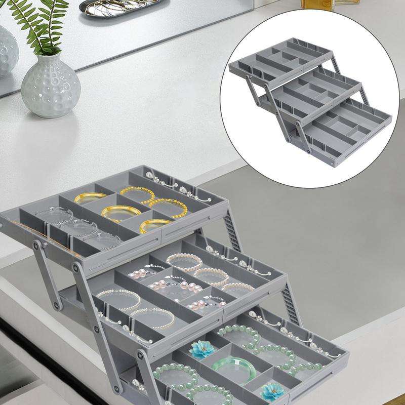 Expandable Multi Layer Storage Tray