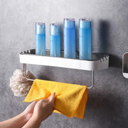 Adhesive Bathroom Storage Rack